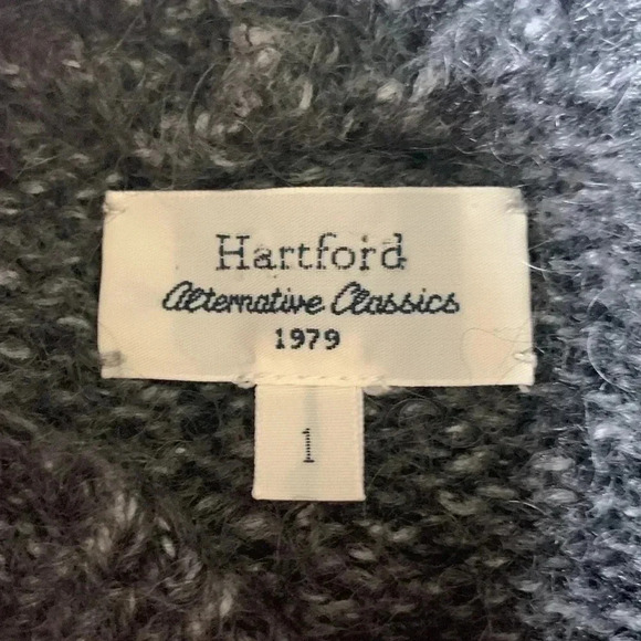 Hartford Alternative Classics Gray Mock Neck sweater - Picture 8 of 12